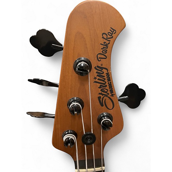 Used Sterling by Music Man DARK RAY Black Electric Bass Guitar