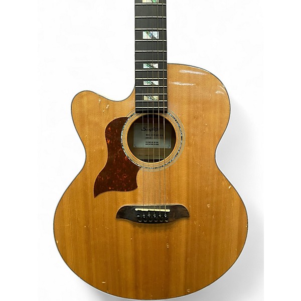 Used Sawtooth st-mpl-aejc-12-lh Natural 12 String Acoustic Electric Guitar