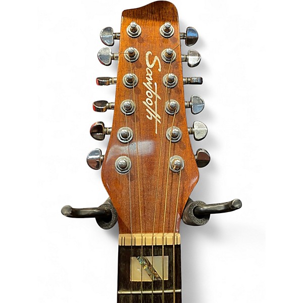 Used Sawtooth st-mpl-aejc-12-lh Natural 12 String Acoustic Electric Guitar