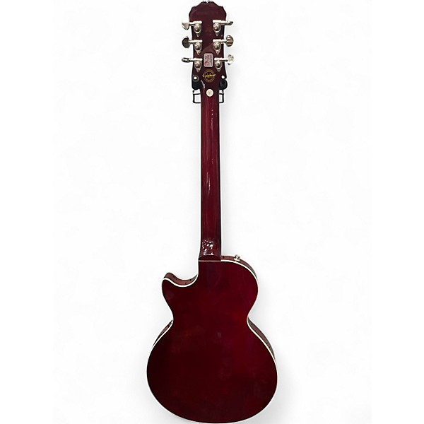 Used Epiphone Les Paul ES Pro Wine Red Hollow Body Electric Guitar