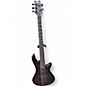 Used Schecter Guitar Research Stiletto Studio 5 String Trans Purple Electric Bass Guitar thumbnail