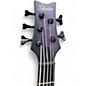 Used Schecter Guitar Research Stiletto Studio 5 String Trans Purple Electric Bass Guitar