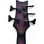 Used Schecter Guitar Research Stiletto Studio 5 String Trans Purple Electric Bass Guitar
