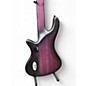 Used Schecter Guitar Research Stiletto Studio 5 String Trans Purple Electric Bass Guitar