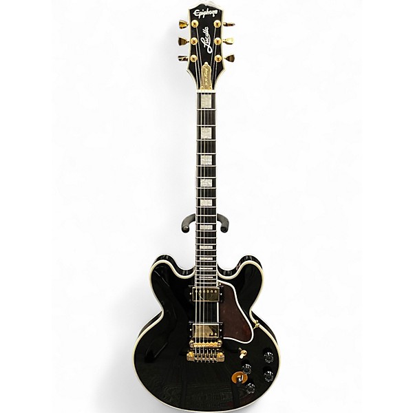 Used 2021 Epiphone BB King Lucille Black Hollow Body Electric Guitar
