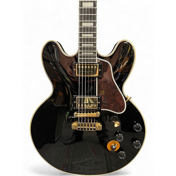 Used 2021 Epiphone BB King Lucille Black Hollow Body Electric Guitar