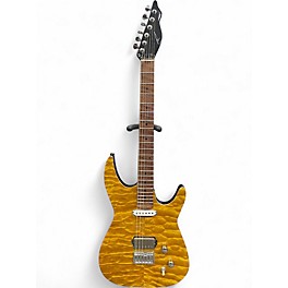 Used Nicholas Guitars Super Strat HT Amber Solid Body Electric Guitar