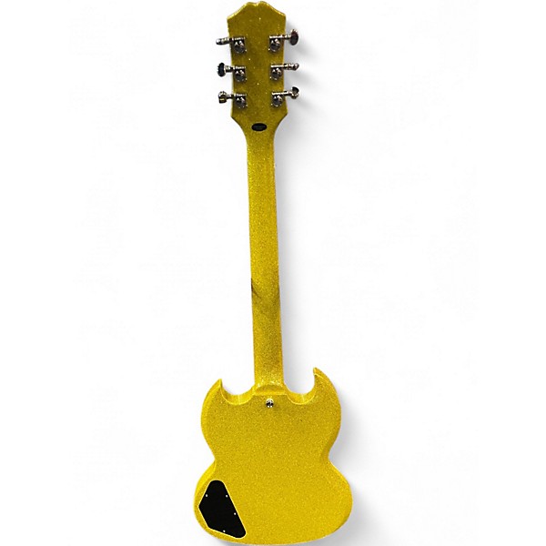 Used 2024 Epiphone Exclusive SG Custom Metallic Gold Solid Body Electric Guitar