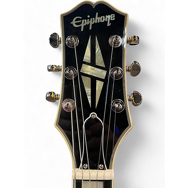 Used 2024 Epiphone Exclusive SG Custom Metallic Gold Solid Body Electric Guitar
