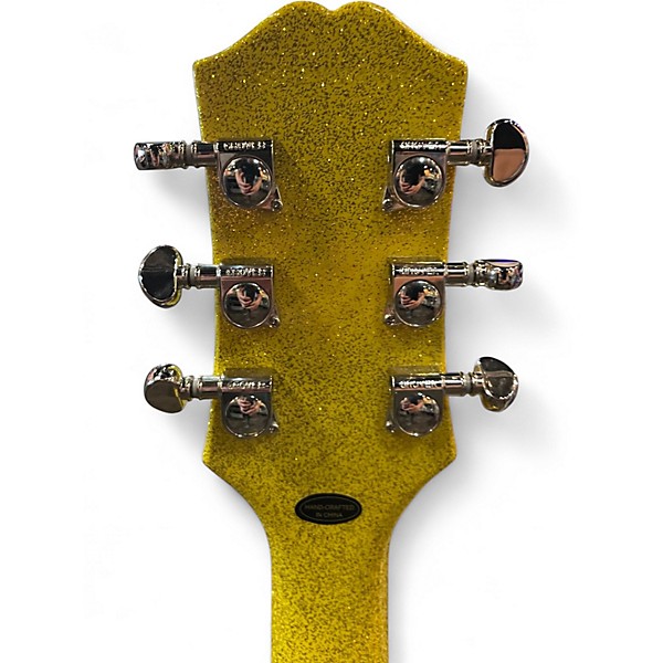 Used 2024 Epiphone Exclusive SG Custom Metallic Gold Solid Body Electric Guitar