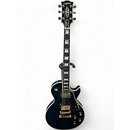 Used 2024 Epiphone Inspired by Gibson Custom Les Paul Custom Ebony Solid Body Electric Guitar