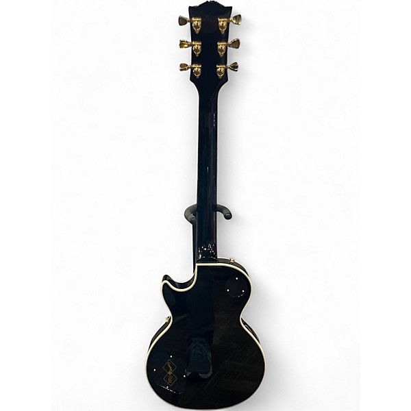 Used 2024 Epiphone Inspired by Gibson Custom Les Paul Custom Ebony Solid Body Electric Guitar