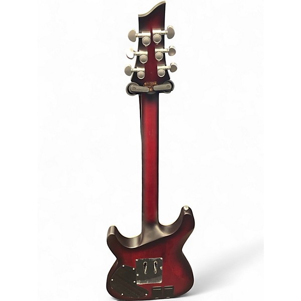 Used Schecter Guitar Research C1 FR S Platinum Red Solid Body Electric Guitar