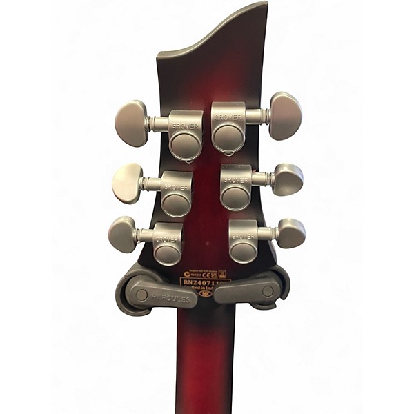 Used Schecter Guitar Research C1 FR S Platinum Red Solid Body Electric Guitar