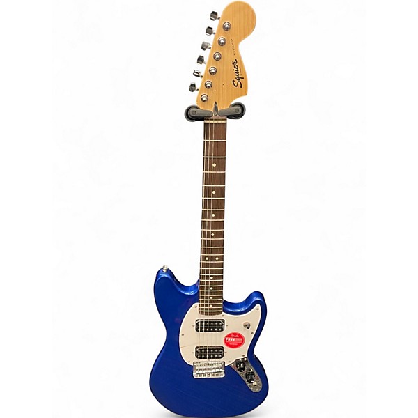 Used Squier Bullet Mustang HH Blue Solid Body Electric Guitar