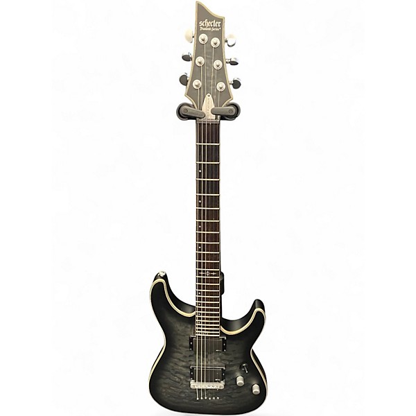 Used Schecter Guitar Research C1 Platinum Black Solid Body Electric Guitar