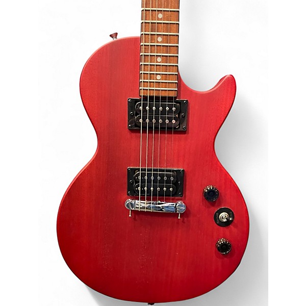 Used Epiphone Les Paul 100 Bolt On Red Solid Body Electric Guitar