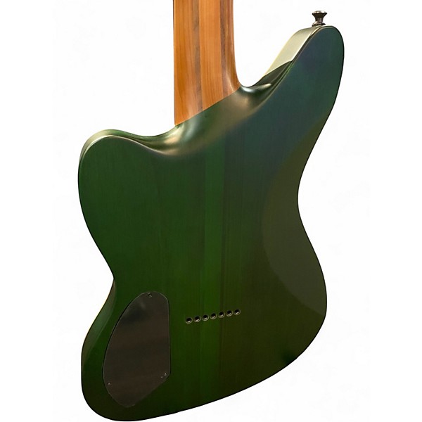 Used 2025 Balaguer GROWLER CUSTOM Trans Green Solid Body Electric Guitar