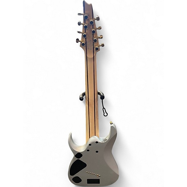 Used Ibanez RGDMS8 Silver Solid Body Electric Guitar