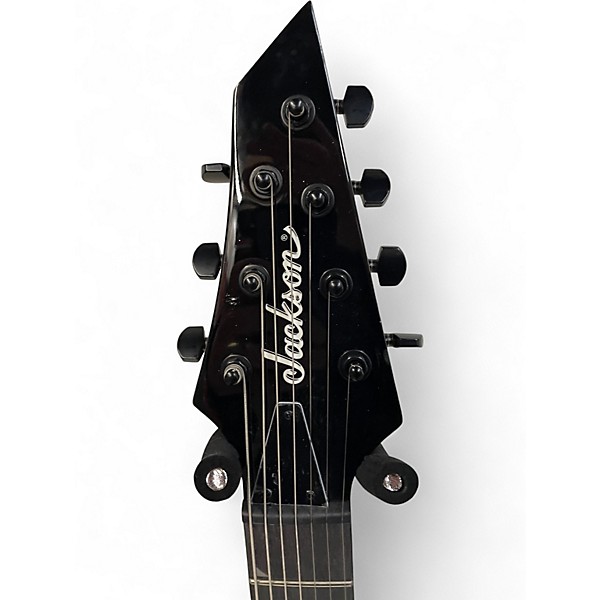 Used Jackson JS22 7 Black Solid Body Electric Guitar