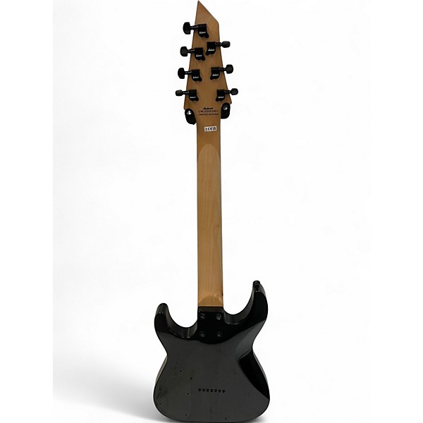 Used Jackson JS22 7 Black Solid Body Electric Guitar
