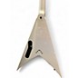 Used Kramer Dave Mustaine Vanguard Metallic Silver Solid Body Electric Guitar