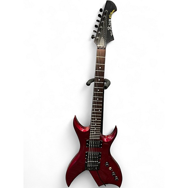 Vintage 1984 B.C. Rich MJ SERIES BICH Candy Apple Red Solid Body Electric Guitar