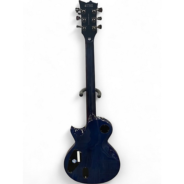 Used ESP LTD EC-1000 Blue Solid Body Electric Guitar
