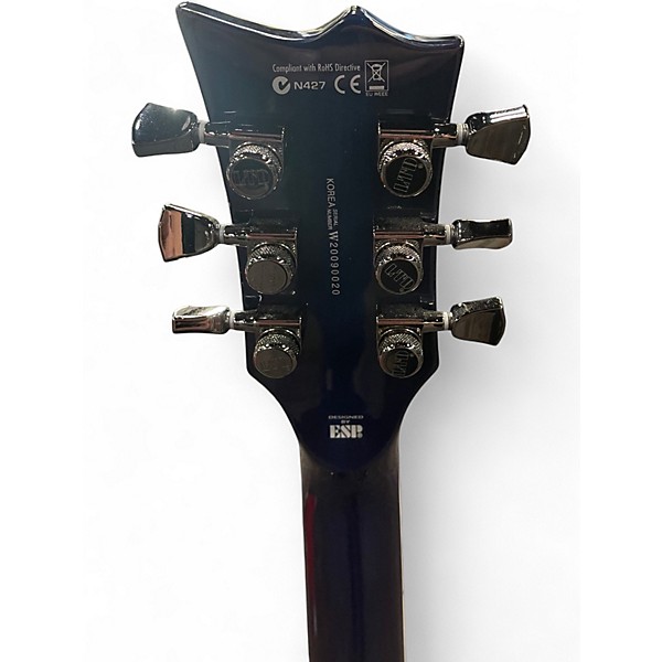 Used ESP LTD EC-1000 Blue Solid Body Electric Guitar
