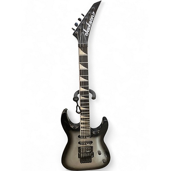 Used Jackson JS34Q Dinky Silverburst Solid Body Electric Guitar
