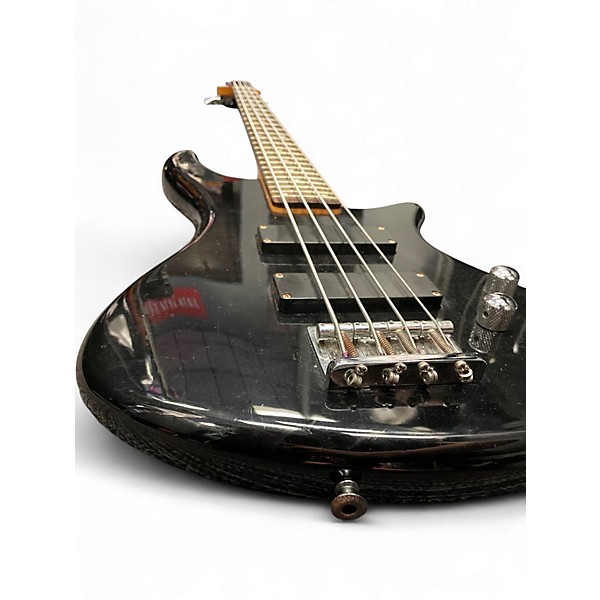 Used Schecter Guitar Research Deluxe 4 Diamond Series Black Electric Bass Guitar