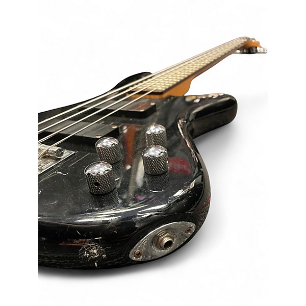 Used Schecter Guitar Research Deluxe 4 Diamond Series Black Electric Bass Guitar
