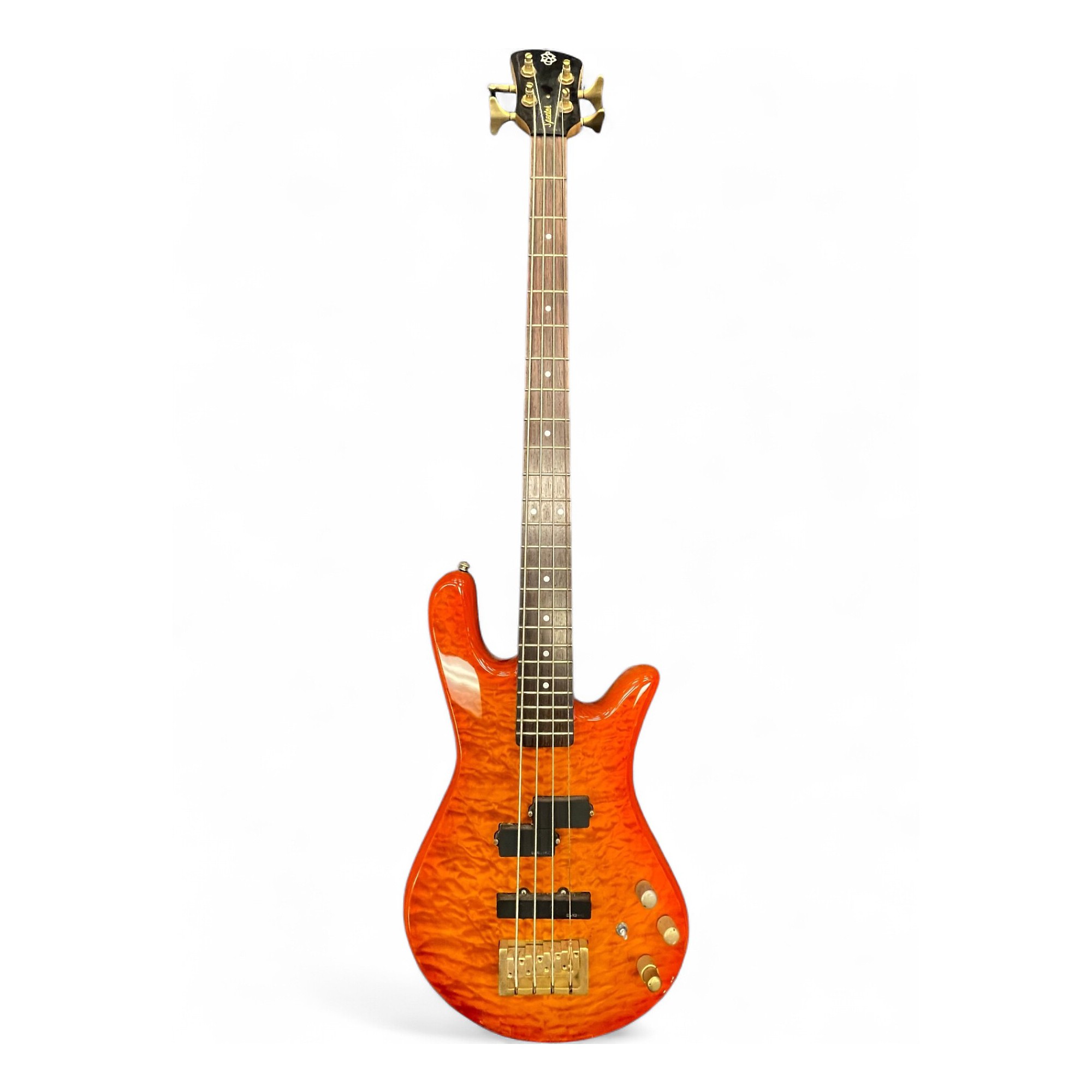 Used Spector Legend 4 Classic Amber Electric Bass Guitar Amber