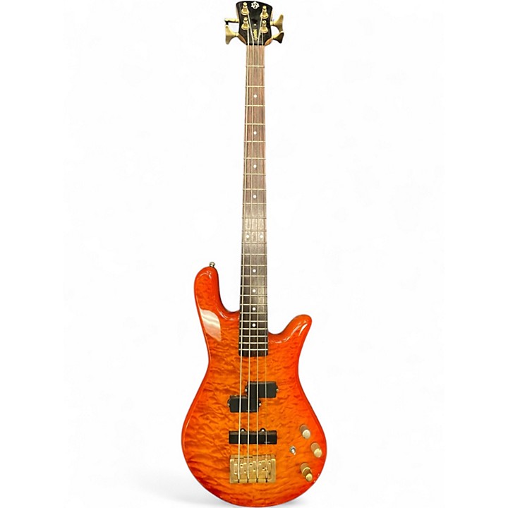 Used Spector Legend 4 Classic Amber Electric Bass Guitar Amber