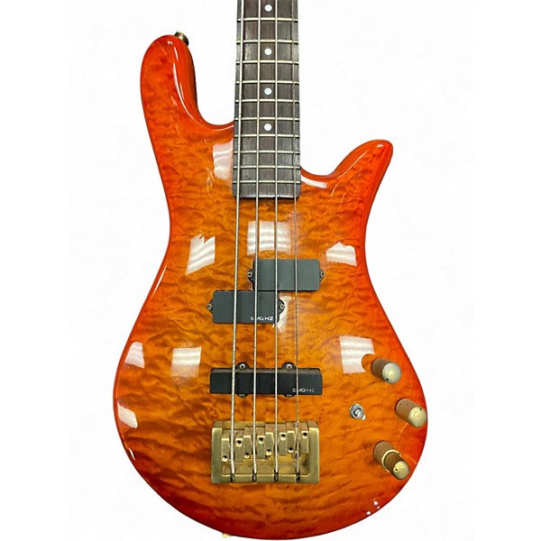 Used Spector Legend 4 Classic Amber Electric Bass Guitar Amber