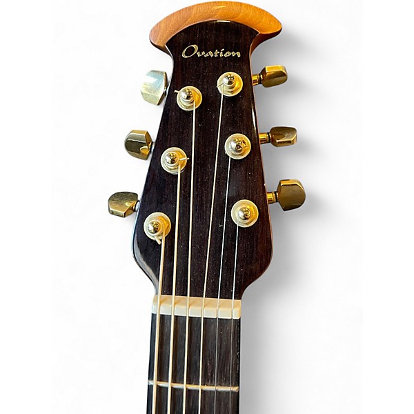 Used Ovation CE44P Spalted Maple Acoustic Electric Guitar