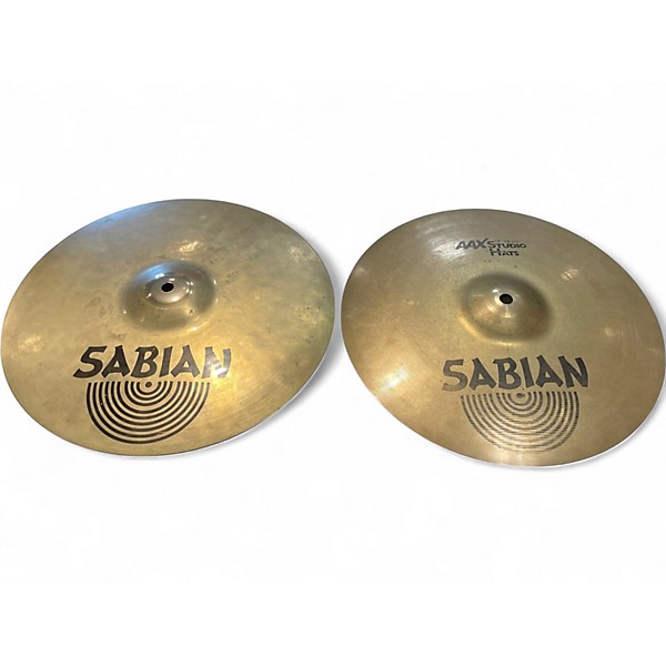 Used SABIAN 14in AAX STUDIO HATS Cymbal