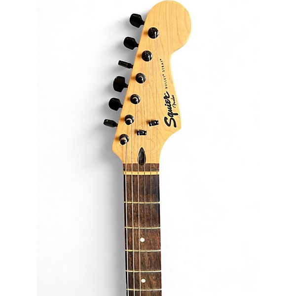 Used Squier Bullet Stratocaster Metallic Orange Solid Body Electric Guitar