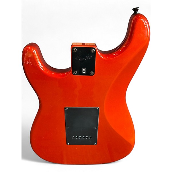 Used Squier Bullet Stratocaster Metallic Orange Solid Body Electric Guitar