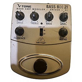 Used Behringer BDI21 V-Tone Bass Driver Bass Effect Pedal