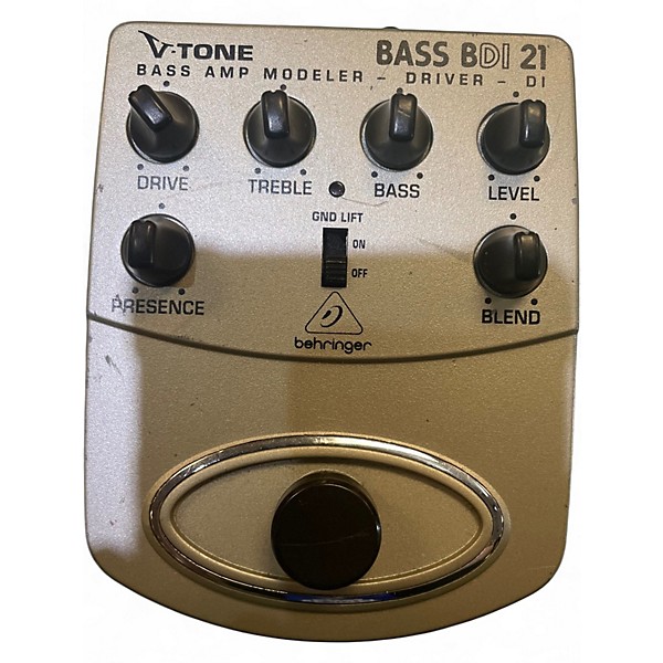 Used Behringer BDI21 V-Tone Bass Driver Bass Effect Pedal