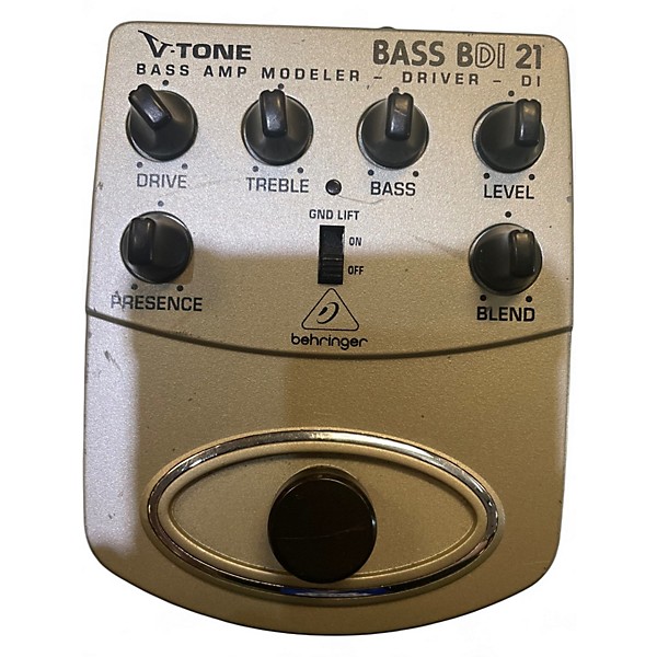 Used Behringer BDI21 V-Tone Bass Driver Bass Effect Pedal