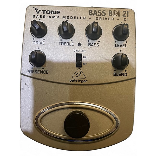 Used Behringer BDI21 V-Tone Bass Driver Bass Effect Pedal