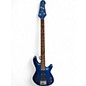 Used Yamaha BB-404 Blue Electric Bass Guitar