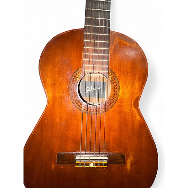 Used Sekova C600 Worn Natural Classical Acoustic Guitar