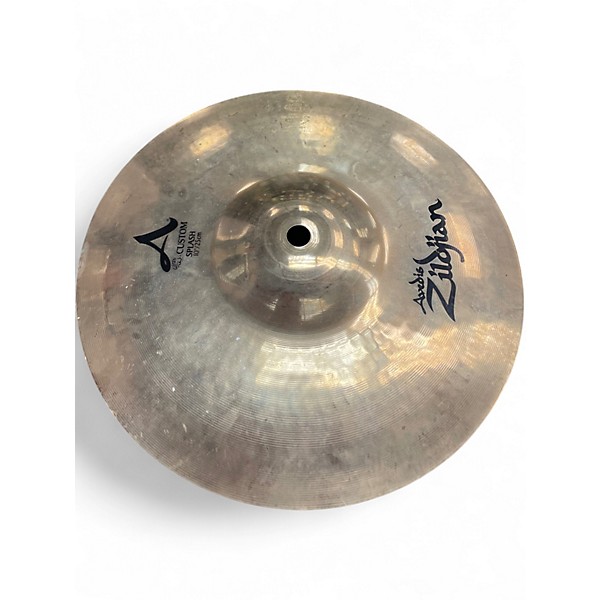 Used Zildjian 10in A CUSTOM SPLASH CYMBAL Cymbal