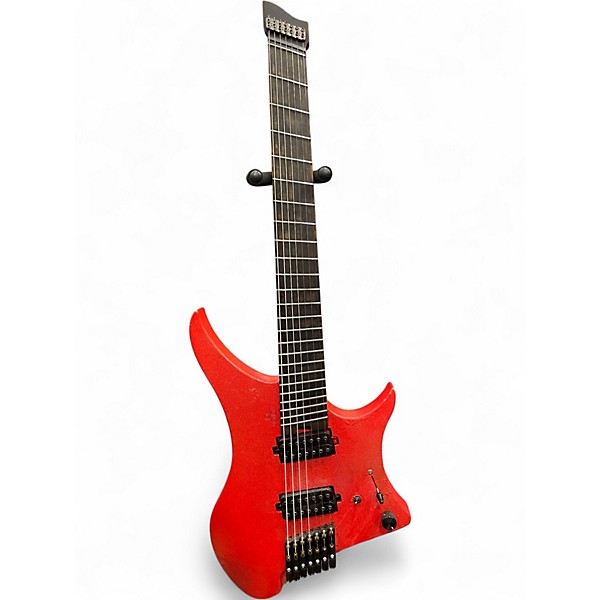 Used Goc MATERIA 7 Red Solid Body Electric Guitar