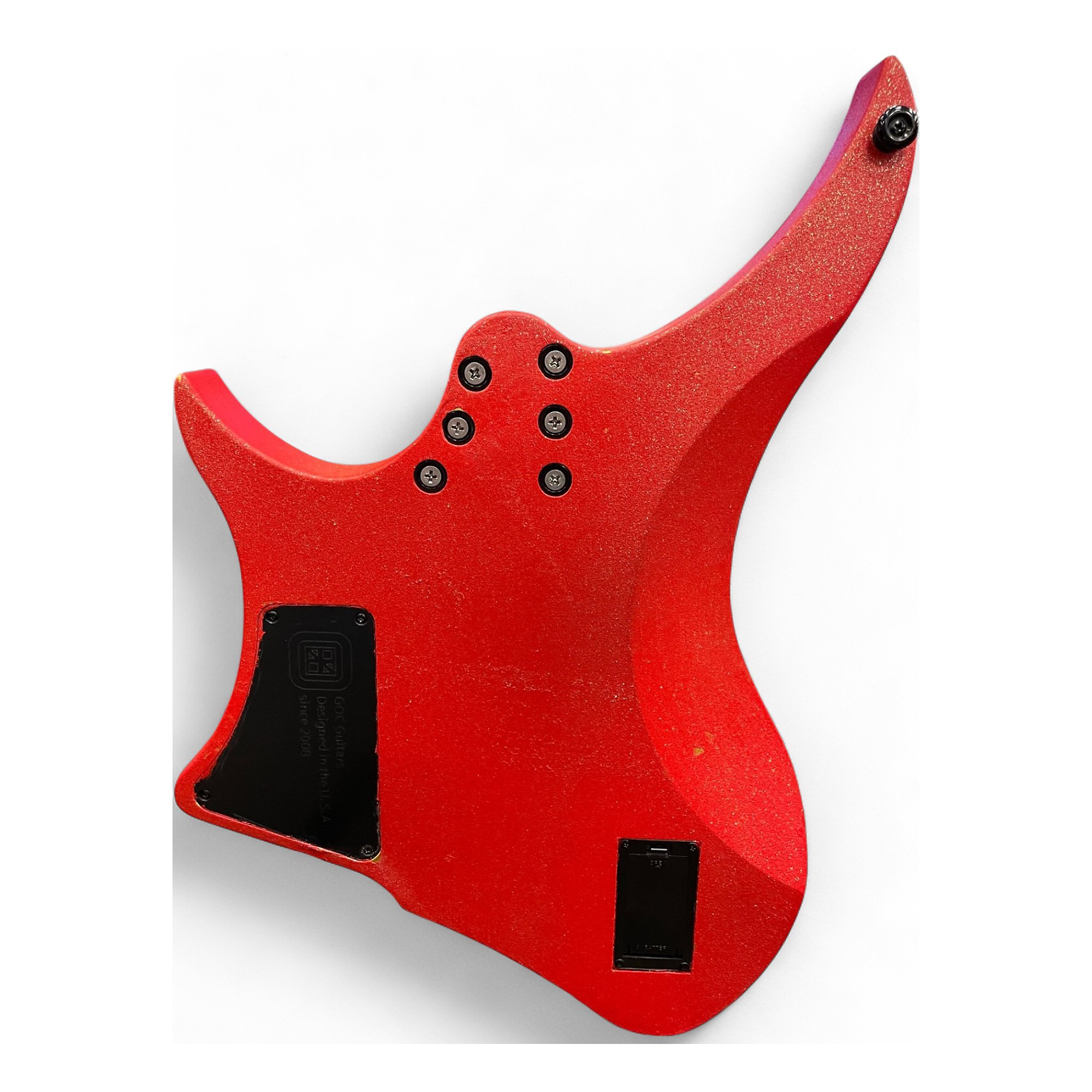 Used Goc MATERIA 7 Red Solid Body Electric Guitar Red | Guitar Center