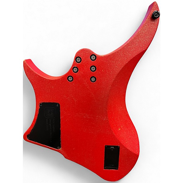 Used Goc MATERIA 7 Red Solid Body Electric Guitar