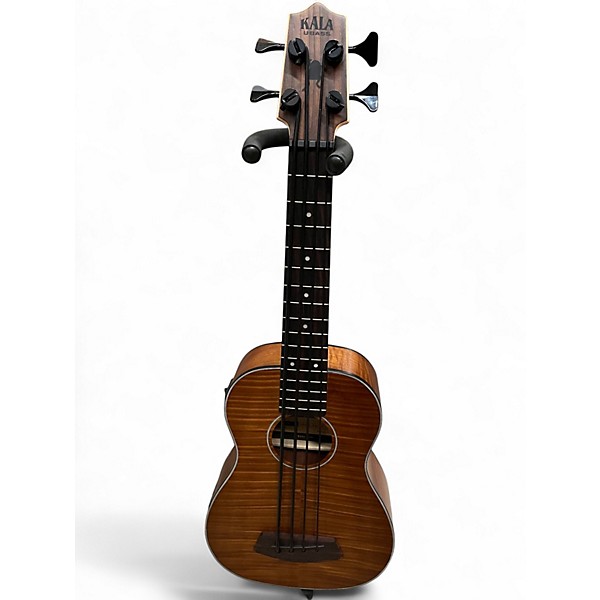 Used Kala Exotic Mahogany U-Bass Natural Acoustic Bass Guitar